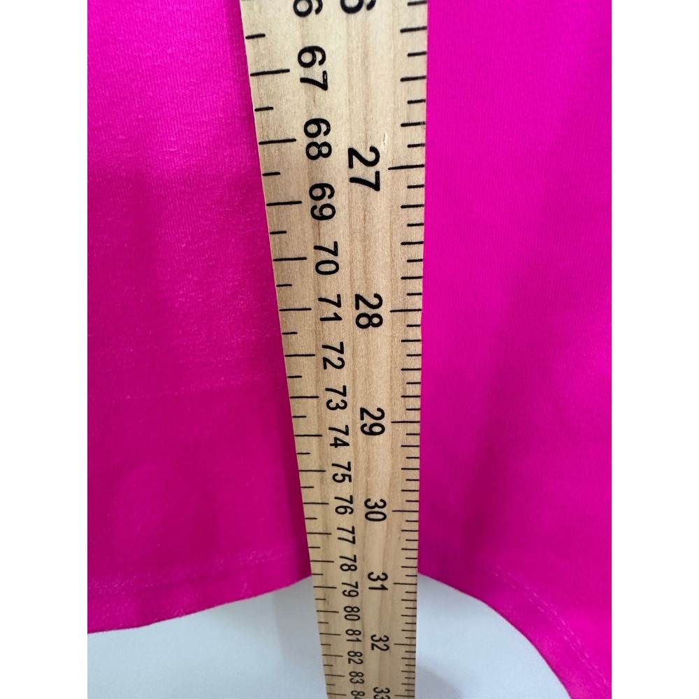 NEW Gap Active Tank Dress Hot Pink Medium GapFit Cup Bra Wicking Pickball Tennis - Picture 13 of 16
